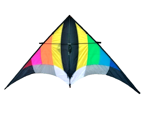 Delta Kite Huge 108" x  55" + RipStop Nylon Material + Carbon Wrap Spars + Bag