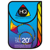 HQ Kite Tube Tail Rainbow Spiral 20-feet x 4-inches + Metal Carabina + Bag