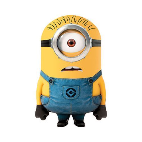 Despicable Me Minion Kids Kite Carl 28" + RipStop + Line/Handle + Tails + Clip