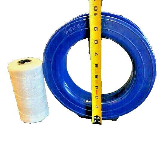 Kite Reel 9.5" x 2" 1,000-Ft. Polyester Braided Line + Metal Swivel Hook
