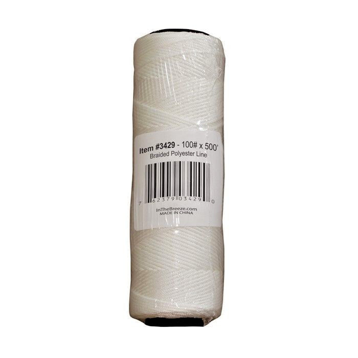 Kite Line / Fishing H-Quality Polyester Braided 100-lb test + 500-feet + Swivel