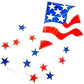USA Patriot Kite Kids and Adults 32" x 29" RipStop Nylon Material + Line + Tail