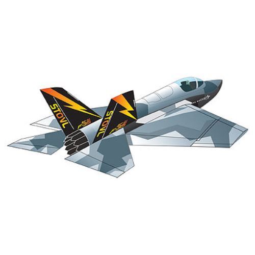 Airplane Kite F-35 Lightning Lockheed Martin RipStop Nylon + Line + Handle +Clip